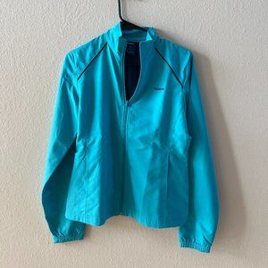 Reebok Turquoise Windbreaker